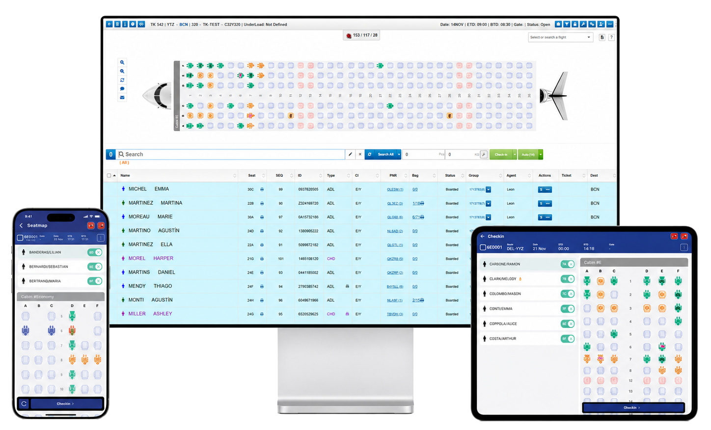 ABOMIS DCS departure control system interface